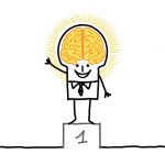 man with big brain